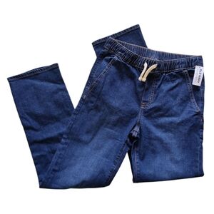 Old Navy Straight Leg Dark Wash Stretch Jeans Kids' Large (10-12) NWT